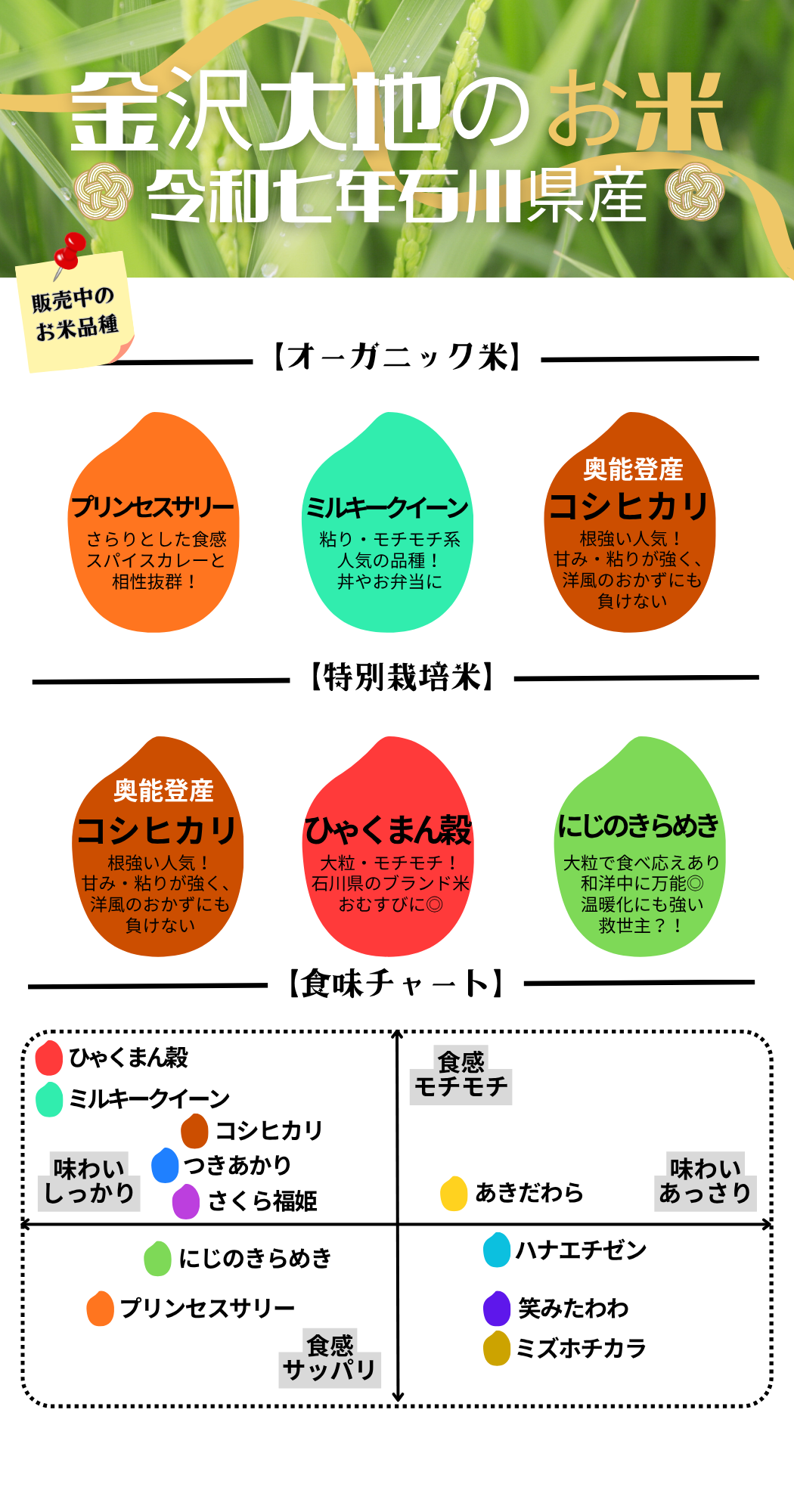 2025新米ラインナップ